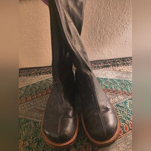 Jim Barnier Beautiful Brown Leather Boots Size 9